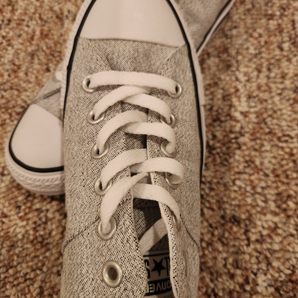 Gray Converse AllStars - Picture 2 of 3